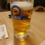 Ajidokoro Shimizu - まずは生ビール