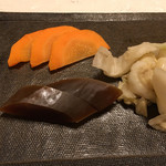 鰻はし本 - 季節野菜のお漬物