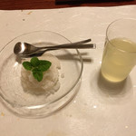 鰻はし本 - なしのシャーベット