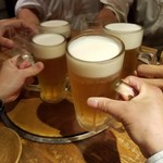 乾杯(^_^)／□☆□＼(^_^)