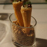 カセント - フォアグラのムース　コルネ風