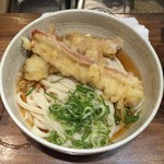 とり天&ちくわ天　ぶっかけ　大