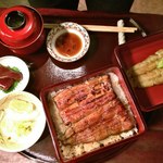 横浜野田岩 - かさねの下の重は、うな重。