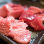 よねさん - 料理写真:2017.10 戸井の鮪刺し（1,200円）×3