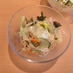 youshokusaishuampuryusu - セットのサラダ