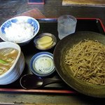 蕎麦喰い処 利めい庵 - 利めい庵 「カリー南蛮セット」