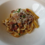 ファームレストラン クオーレ - [ランチ]仔羊と白糠ゴボウのボロネーゼのタリアテッレ