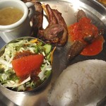 Bistro ひつじや - スペアリブとシシカバブのBセット。