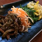 紅梅園 - H.29.8.16.夜 ナムル 450円