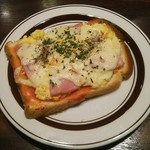 星乃珈琲店 - ハムチーズトースト