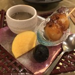 元湯 玉川館 - ほうじ茶のプリン