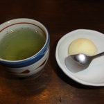 塩梅 - ゆずシャーベット＋梅こぶ茶