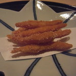 まき村 - 白魚おかき揚げ