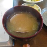 Sutekihausu Shichibei - ランチ　味噌汁
