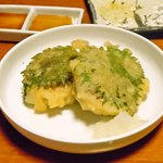 Sakanaya - レンコン梅肉揚げ