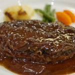 サラマンジェ ド イザシ ワキサカ - ビフテック アンブルジョワーズ オニオンソース