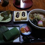 七宗御殿 - 朴葉寿司定食　1200円