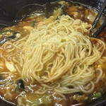 中国四川料理 天府仙臺 - 2017年10月。サンラータン麺は中細麺。