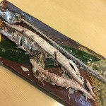 まる重 - 裏面の身を左上から右上、左下から右下の順で食べていく。