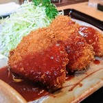 とん八 - ヒレカツあっぷ！特製のおソースが美味しい～(*^.^*)