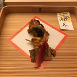 季節料理　なかしま - 河豚のかんずり醤油煮