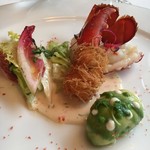 レストラン クレッセント - カナダ産オマール海老のバリエーション