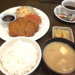 Kintoki - たこキャベツカツ定食・720円（税抜き）