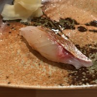 鮨 福原 - 鯛の昆布締め