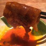 シャンパン&醤油バー フルートフルート - 黒毛和牛のすき焼き風ココット、肉がとろけてますなぁ〜ƪ(˘⌣˘)ʃ