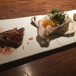 シャンパン&醤油バー フルートフルート - 前菜3種盛りですよ