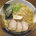 煮干らぁめん なかじま - 塩らぁめんのアップ