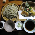 誇宇耶 - 天ぷらそば大盛（大盛は100円増し）