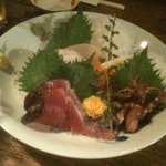 ゲンキクラブ - マスター推奨刺身3点盛り！