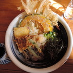 うどん満月 - 【野菜天ぶっかけ 冷】690円