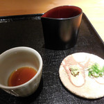 玉笑 - 汁、薬味