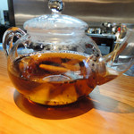 明道町中国菜 一星 - フルーツティー　巨峰、梨、メロン入り