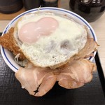 Katsuya - チャーシューエッグチキンカツ丼