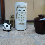 明道町中国菜 一星 - フクロウとパンダちゃんがお出迎え～