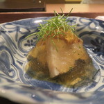 虎白 - 蒸したあわびと焼きなす