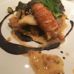 キャトルラパン - 鯛のソテーとオマールエビ