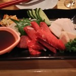 伏水酒蔵小路 - 馬刺し盛り合わせ 980円税込み