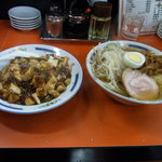 朋友 - Bセット７７０円（半マーボー丼＋ラーメン）
