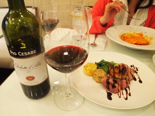 トラットリア ルチアーノ - 鴨とフォアグラ　赤ワイン
