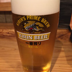 焼鳥 せんみょう - 生中は、一番搾り×2