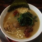 ラーメン ヤスオ - ラうどん（太麺） 130グラム　ショウガ 700円