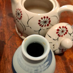 志蕎庵 江月 - 一緒に蕎麦つゆも出してくれる