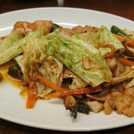 鉄なべ - 味噌ホルモン炒め572円