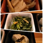 伏水酒蔵小路 - 漬け物 お好きな3個セット 730円税込み 上から 筍、壬生菜、大根