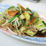 ひらの - 野菜いため　ソースは当店オリジナルです！