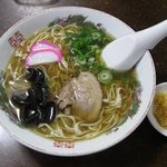 東京庵 - 昔ながらの中華そば（550円）